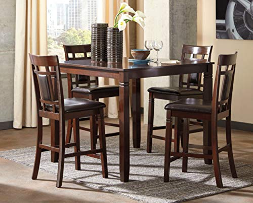 Signature Design by Ashley Bennox 5-Piece Brown Counter Height Dining Set